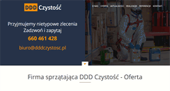 Desktop Screenshot of dddczystosc.pl